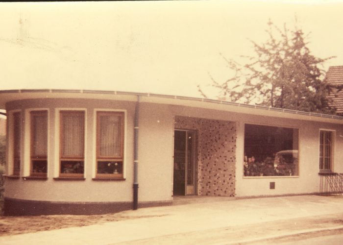 Bachstrasse 1959 - 1966 mit Pavillon und Eiscafé